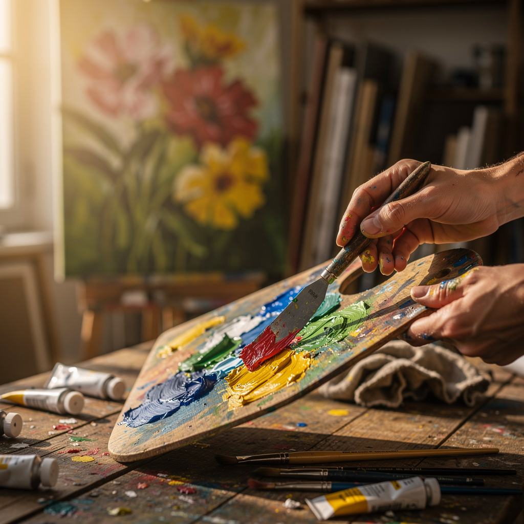 تقنيات الرسم بالأكريليك