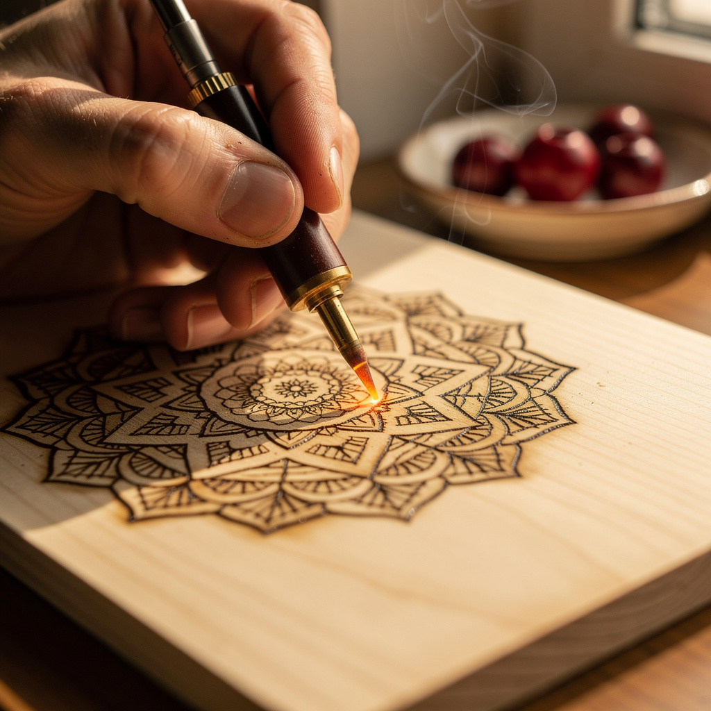 Pyrography: فن حرق الخشب