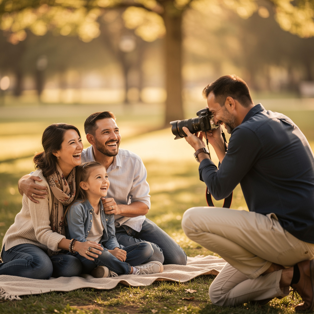 تسويق أعمال تصوير العائلات
