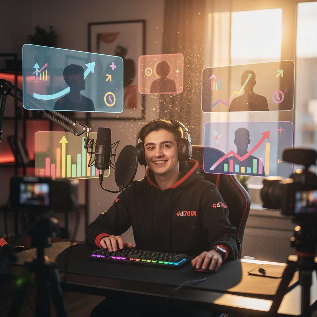 نمو جمهور البث المباشر على Twitch