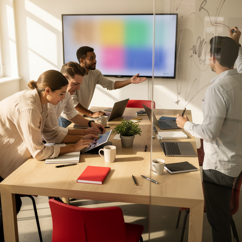 العمل الجماعي عبر Google Workspace