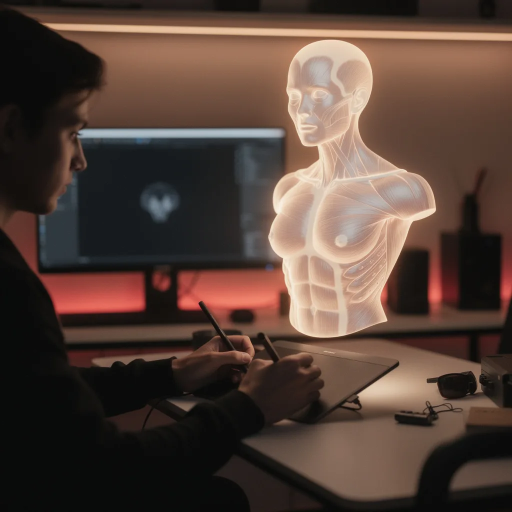 تشريح الشخصيات في ZBrush