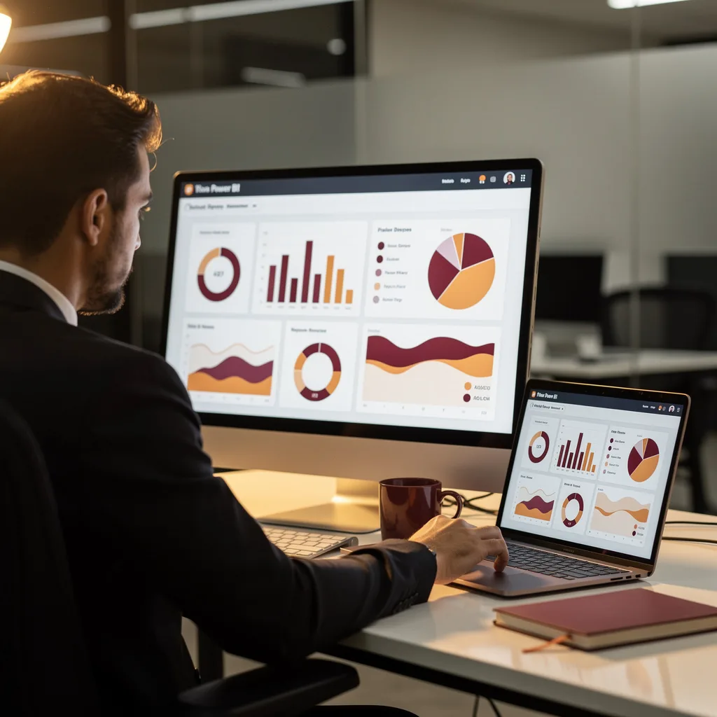 تصميم لوحات Power BI الاحترافية