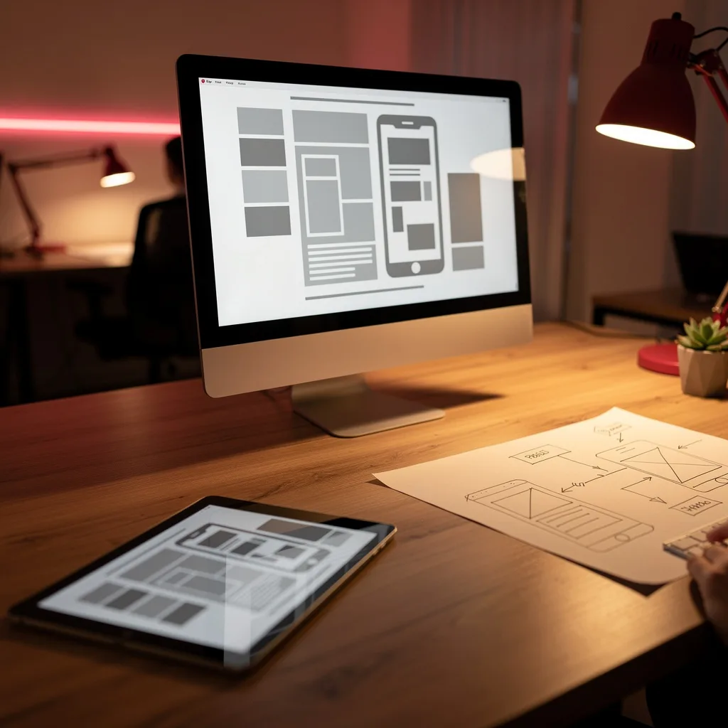 النمذجة ال wireframe والنماذج الأولية