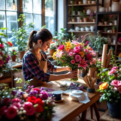 تنسيق الزهور