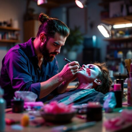 المكياج الفني والتجميلي