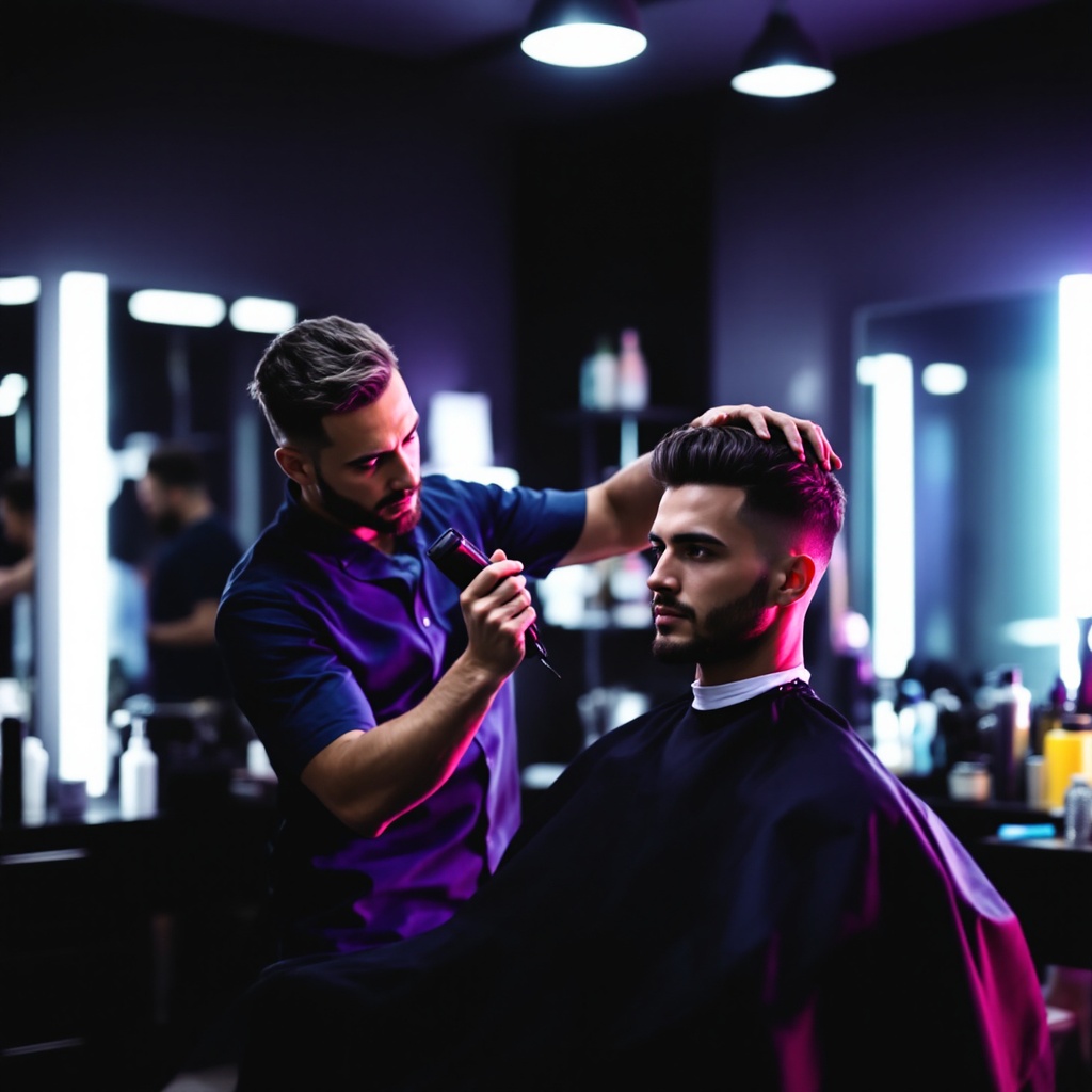 تصميم قصات الشعر الرجالية