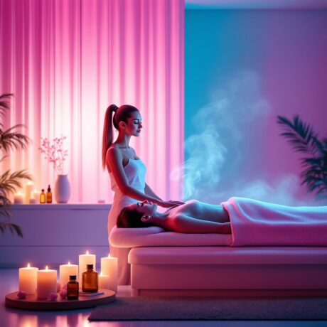تدليك العلاج العطري