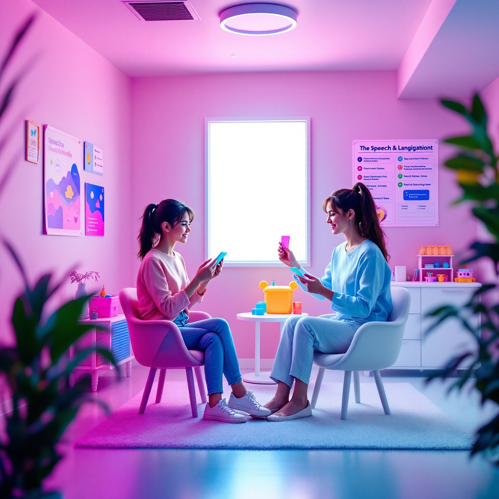 علاج النطق واللغة