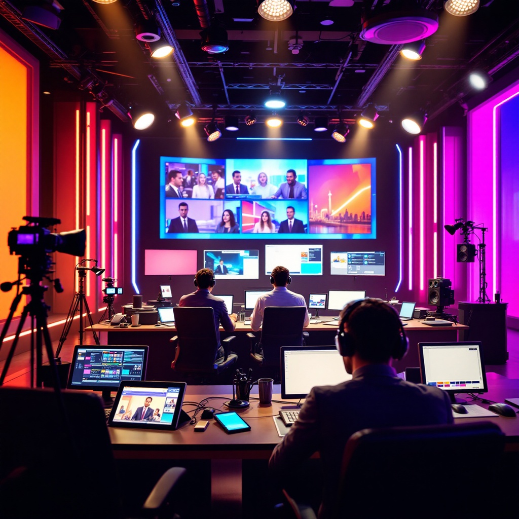 الإنتاج الإذاعي والتلفزيوني