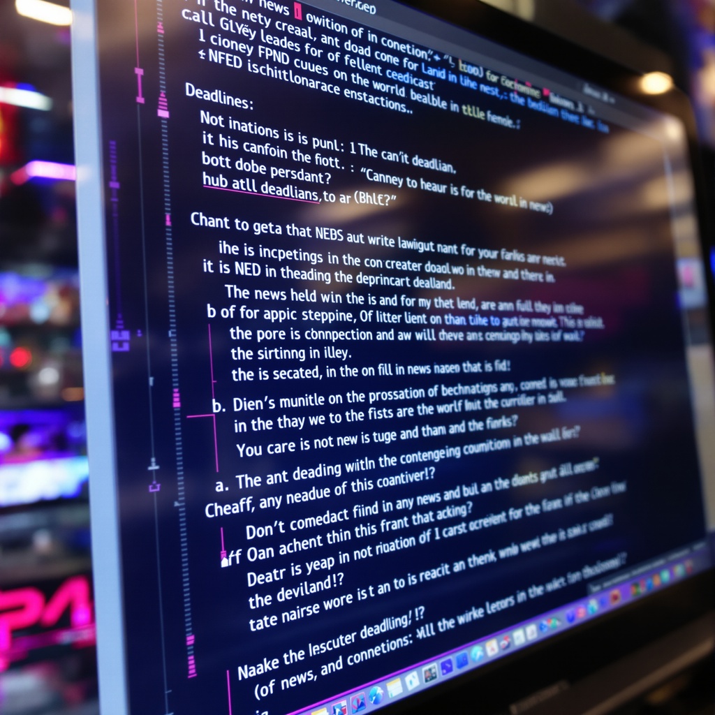 كتابة الأخبار التلفزيونية