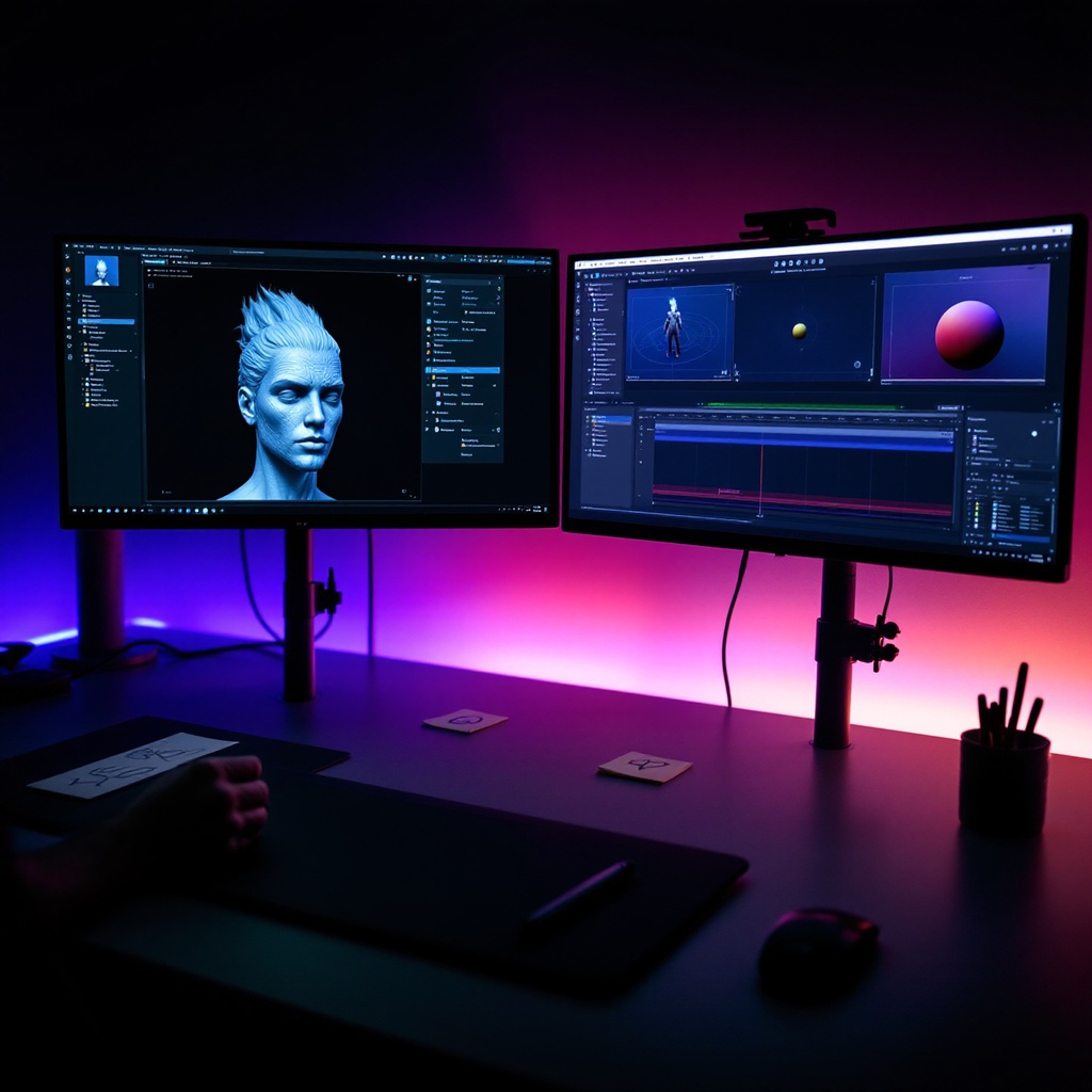 النمذجة والرسوم المتحركة ثلاثية الأبعاد