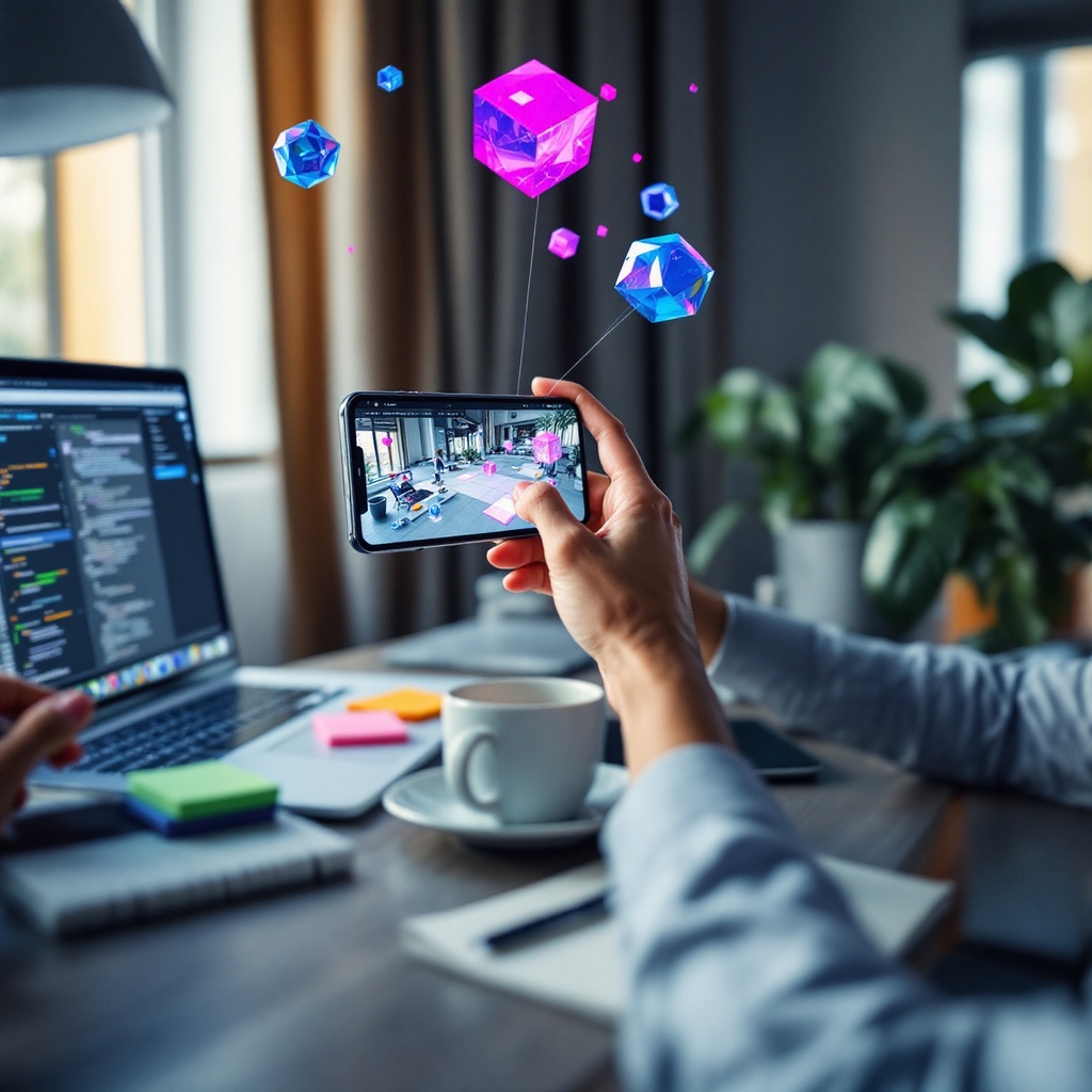 تطوير الواقع المعزز (AR)