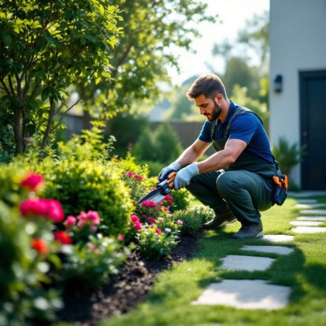 العناية بالحدائق والمناظر الطبيعية