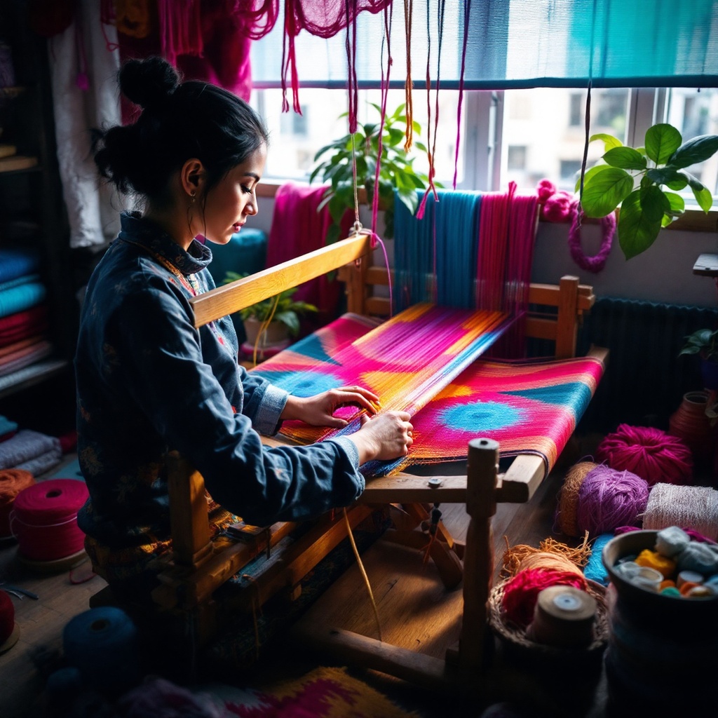 النسيج اليدوي