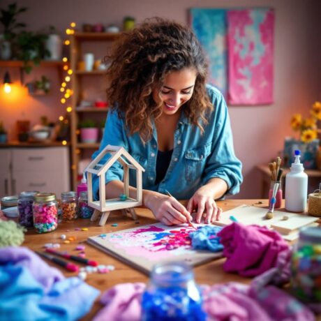 الحرف اليدوية ومشاريع (اصنعها بنفسك)