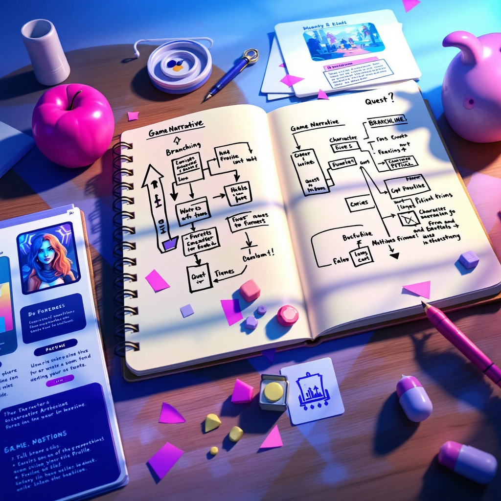 تقنيات السرد في تصميم الألعاب