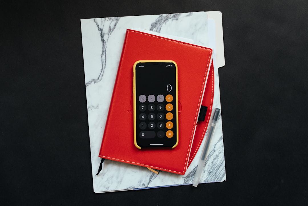 accounting notebook calculator