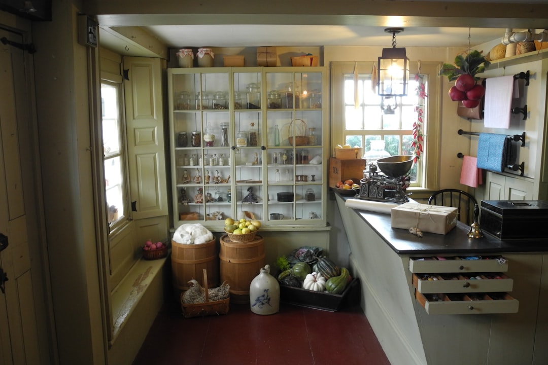 organized kitchen pantry