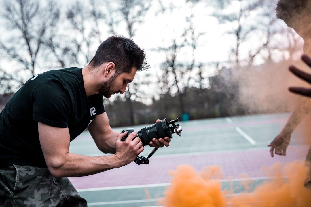 sports photographer action