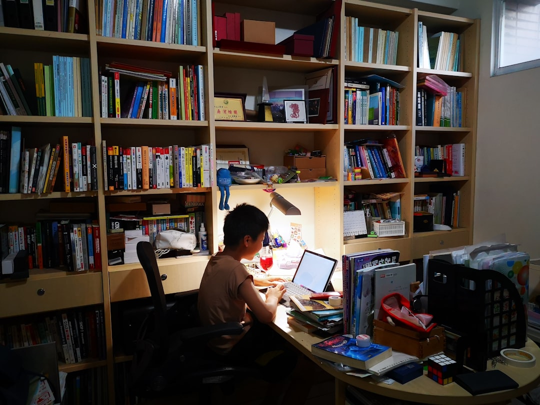 office secretary working