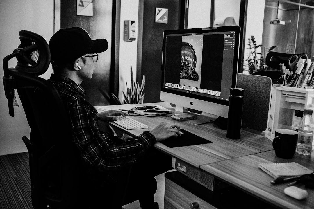 freelancer designing digital art