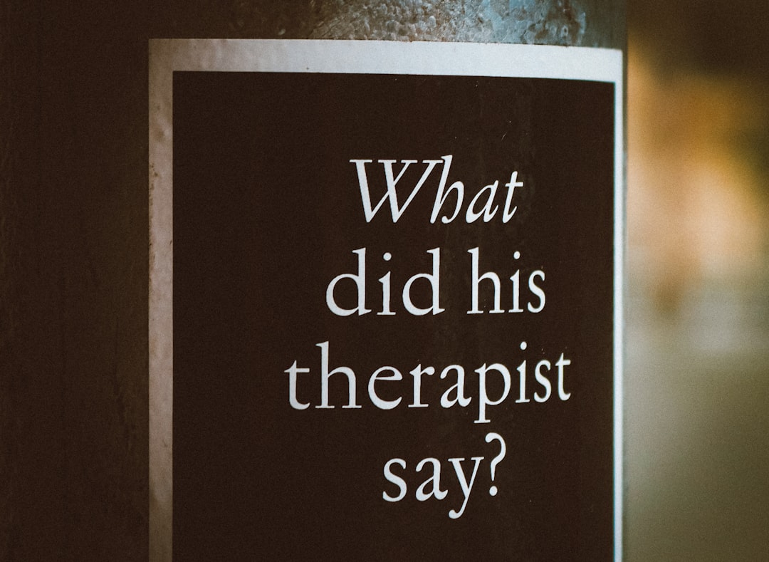 therapist and patient consultation