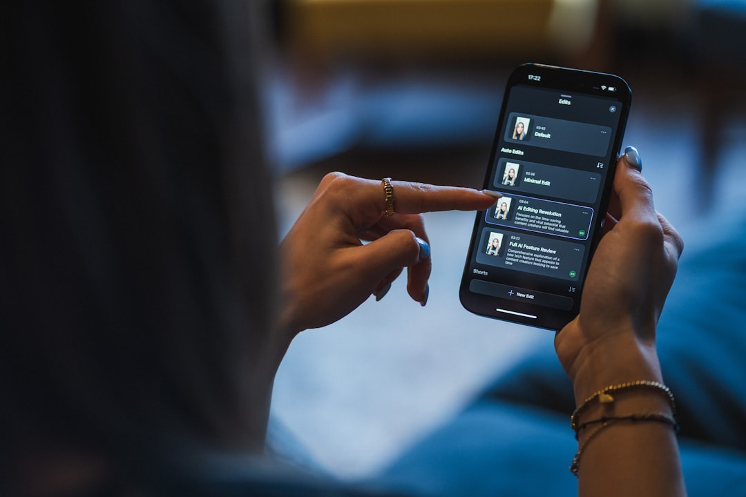 video editing software interface