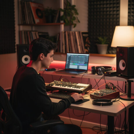 إنتاج الإيقاعات في الاستوديو المنزلي