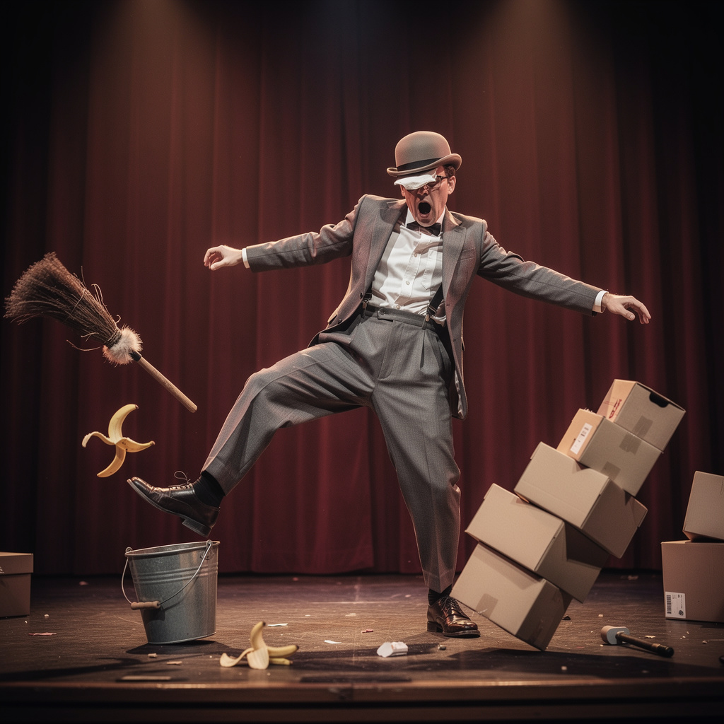 فن الكوميديا الجسدية والأداء المسرحي
