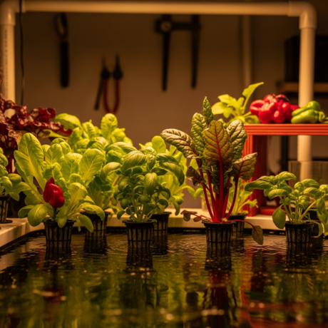 إعداد نظام الزراعة المائية