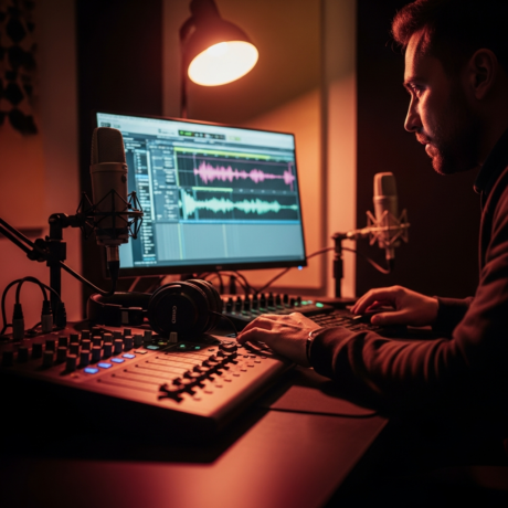 تحرير الصوت للبودكاست