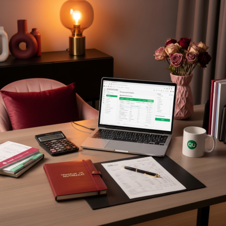 تنظيف والمصالحة في QuickBooks