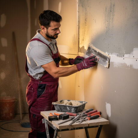 تقنيات تشطيب الجدران الجبسية