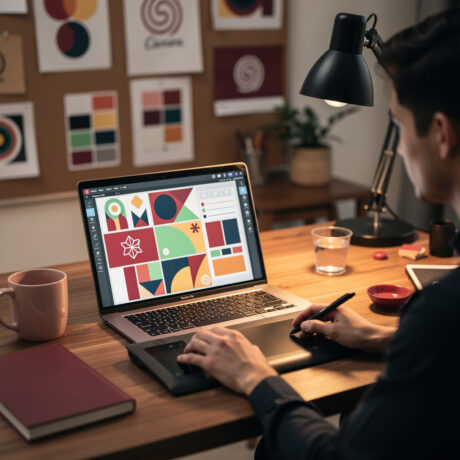 تصميم الهوية البصرية بـ Canva