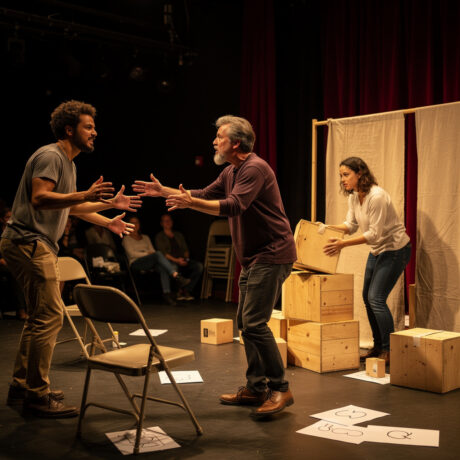 فن بناء المشاهد المسرحية الارتجالية