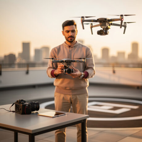 تصوير الجوّال بالطائرات المسيّرة