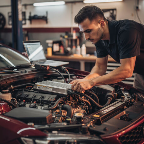 ضبط وحدة التحكم الإلكتروني للمحرك