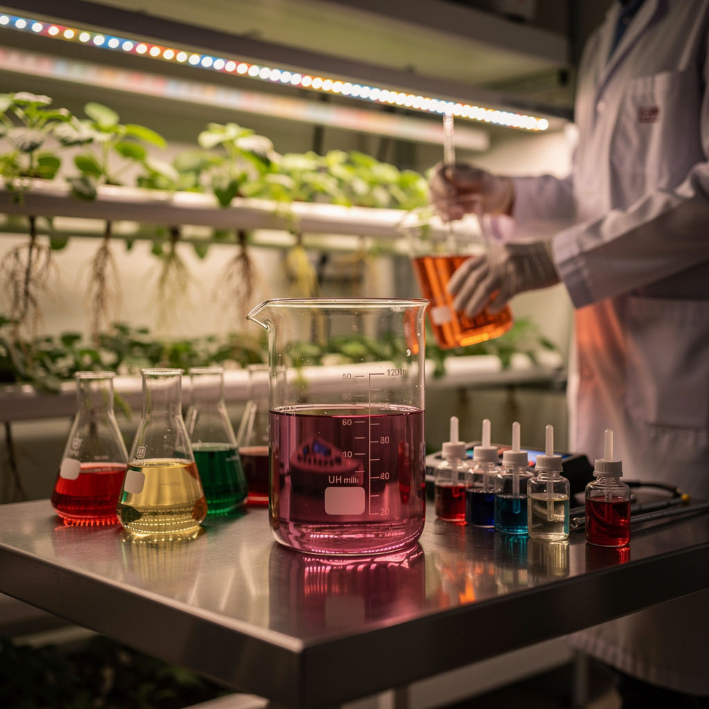 موازنة المحاليل المغذية للزراعة المائية