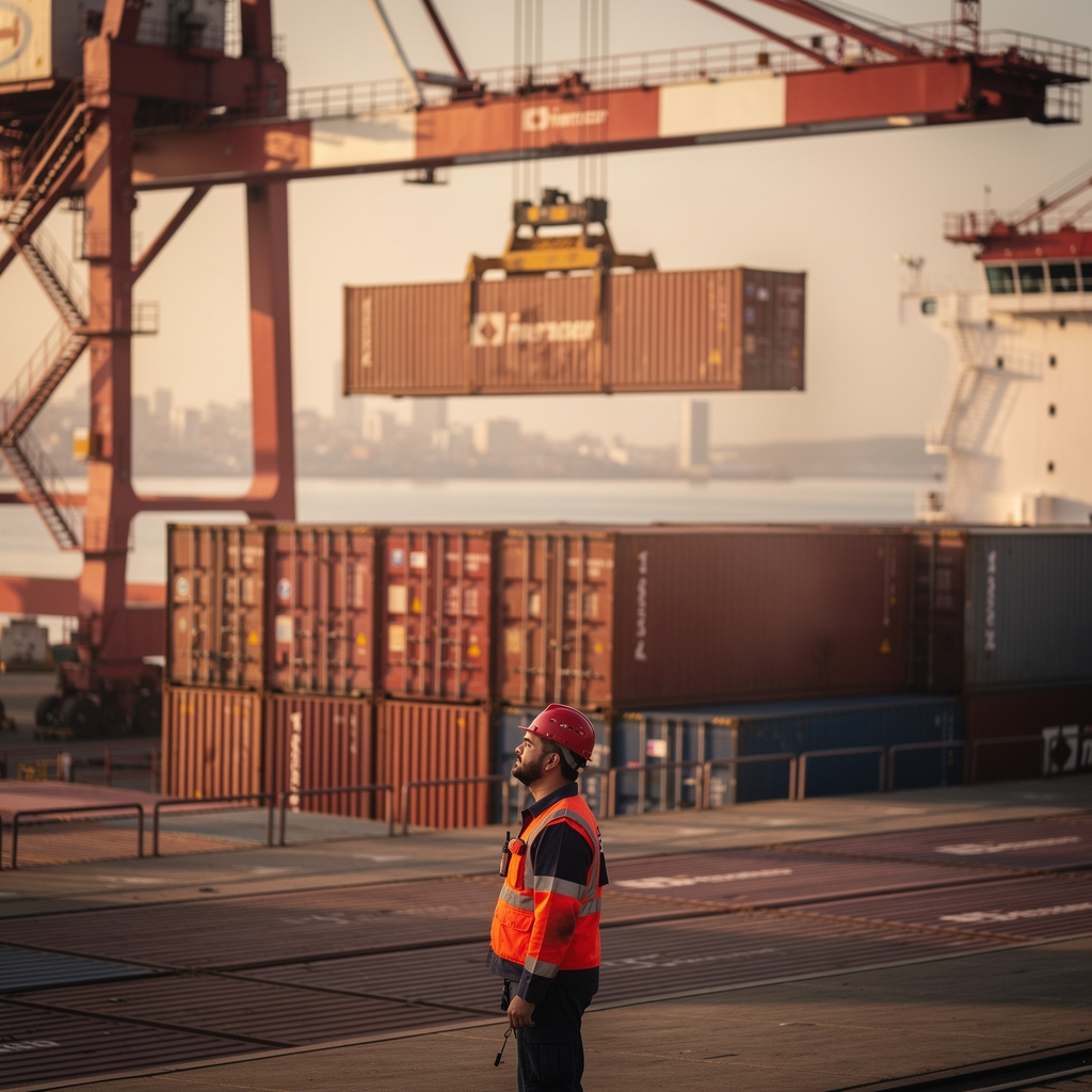 إدارة وعمليات الشحن البحري بالحاويات