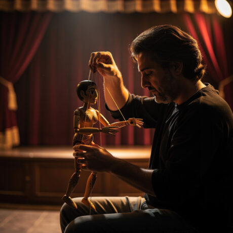 فن تحريك الدمى المسرحي