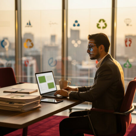 حساب الكربون المؤسسي للشركات