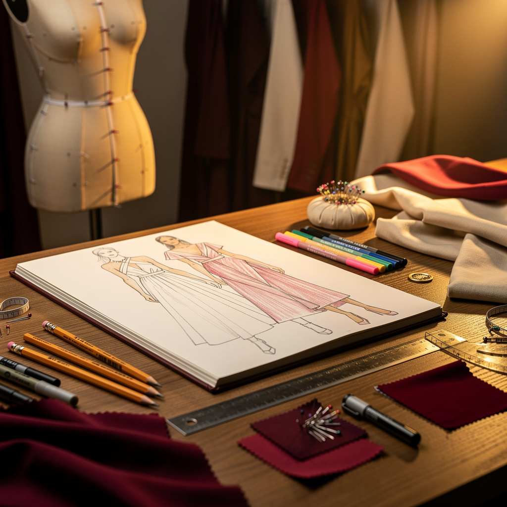 تعلم رسم الأزياء من الصفر