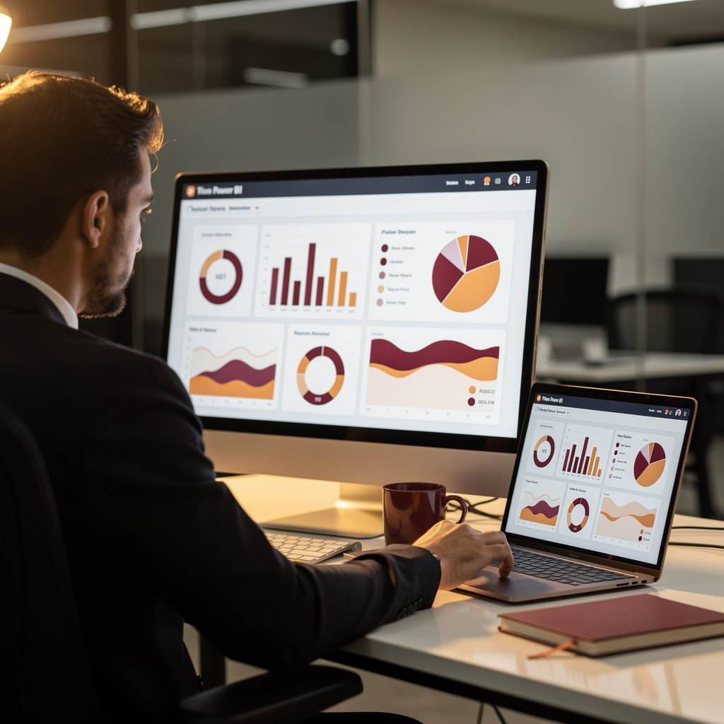 تصميم لوحات Power BI الاحترافية