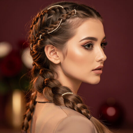 تعلم غرز التريكو المضفرة