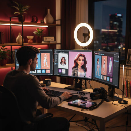 صناعة المؤثرين الافتراضيين