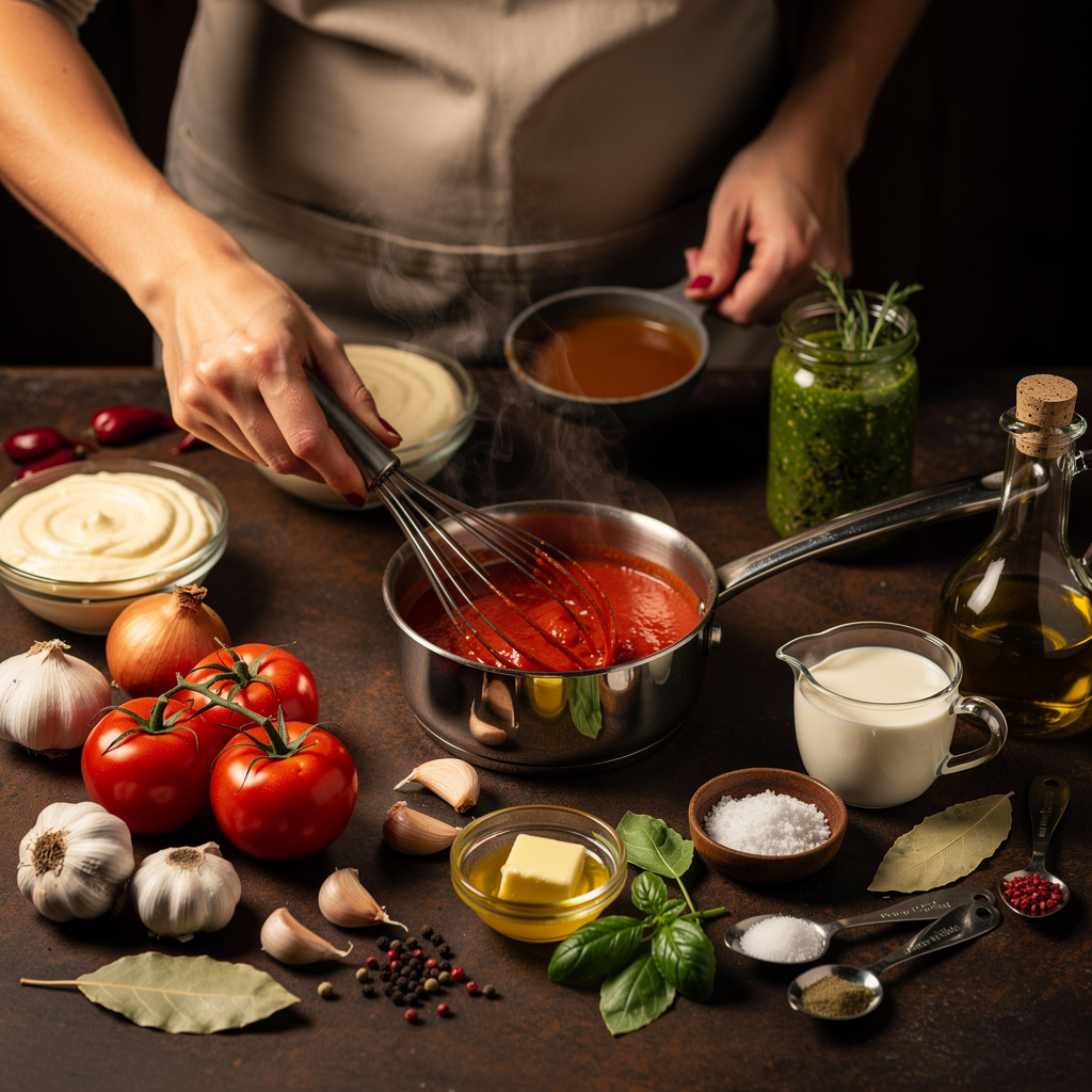 أساسيات تحضير الصلصات