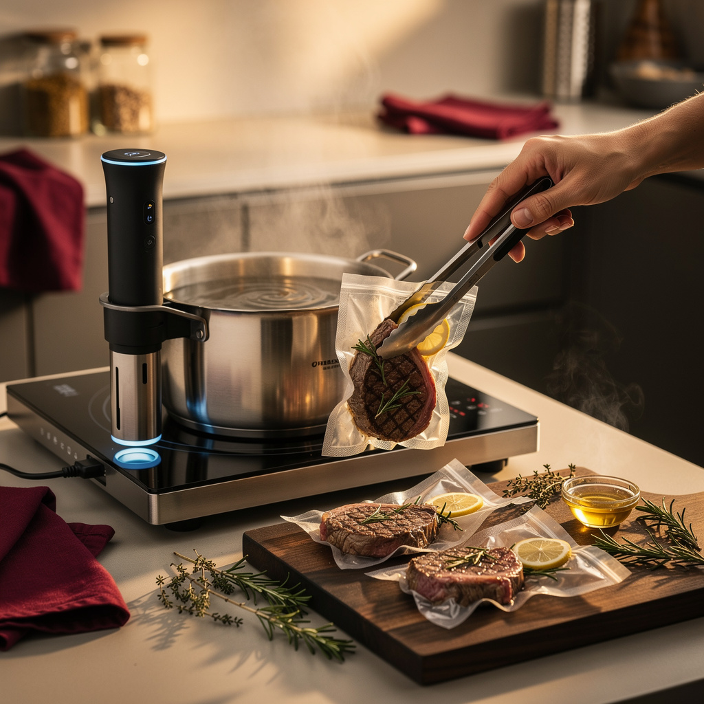 تقنية الطبخ بالتفريغ