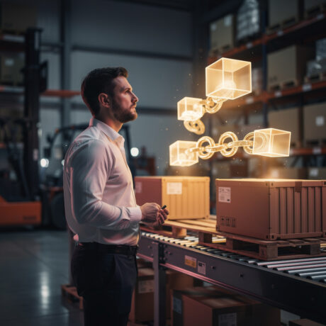 تتبع سلاسل التوريد بالبلوكتشين