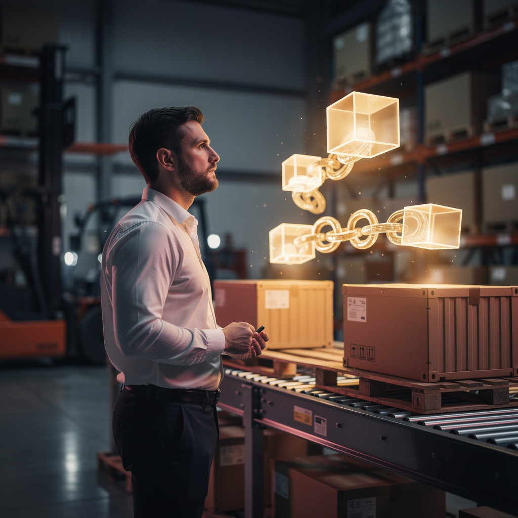 تتبع سلاسل التوريد بالبلوكتشين